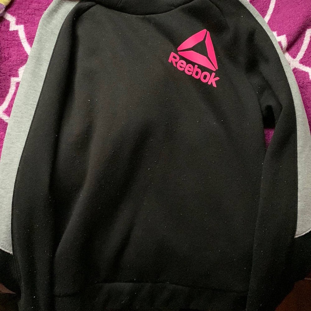 Reebok Black/Grey Hoodie